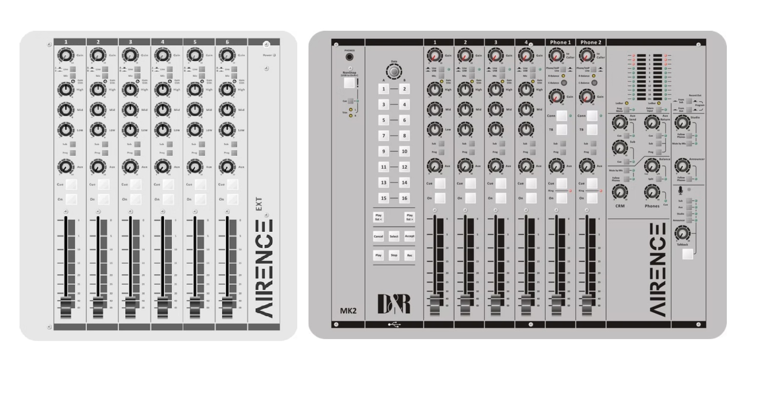 Airence USB consola profesional 12 canales